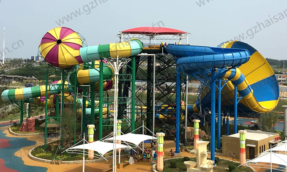 辽宁盖州亚特兰蒂斯海乐园大喇叭、暴风谷组合